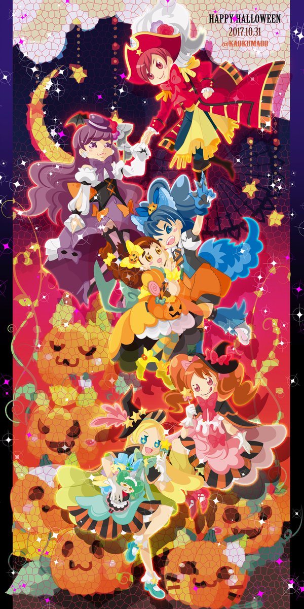 プリキュア秋の仮装大会17 プリキュアハロウィンイラストまとめ ニチアサエイト
