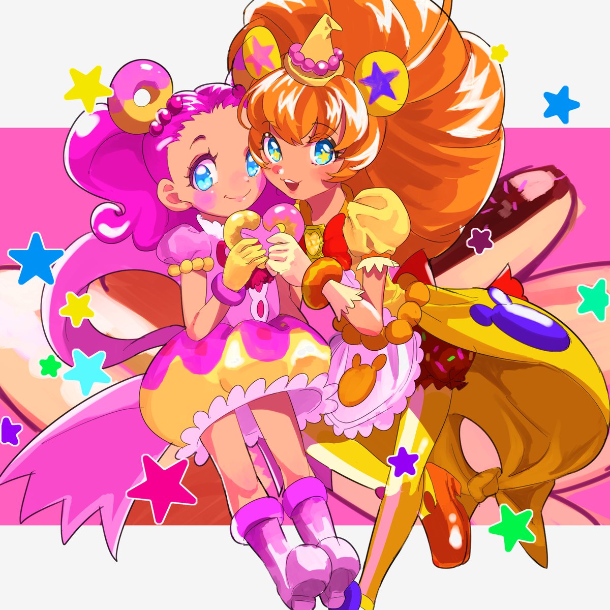 ペコペコとキラキラをレッツ ラ まぜまぜ キュアペコリン ほか キラキラプリキュアアラモードイラストまとめ ニチアサエイト