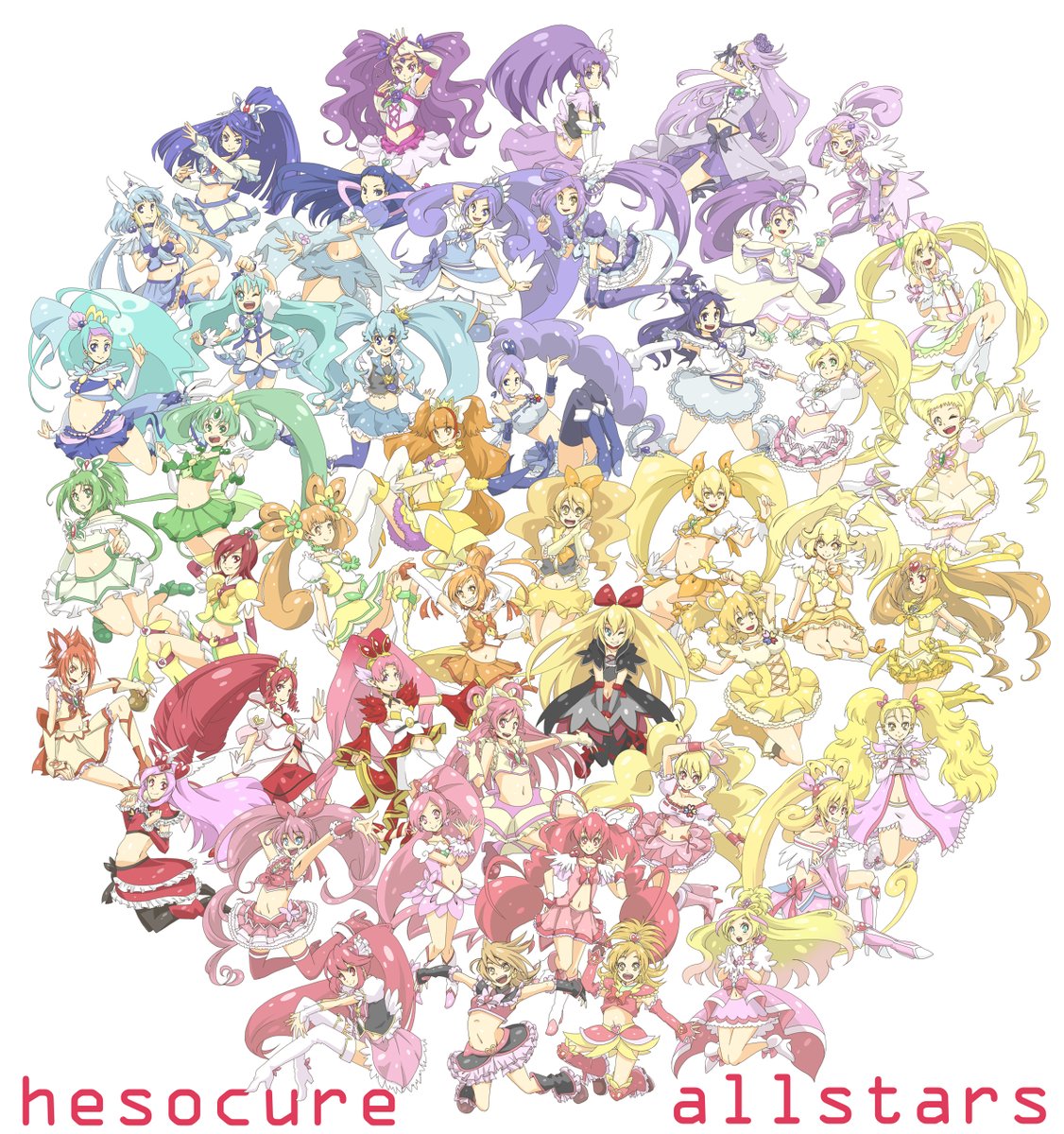 プリキュア15周年 プリキュアの日 プリキュアオールスターズイラストまとめ ニチアサエイト