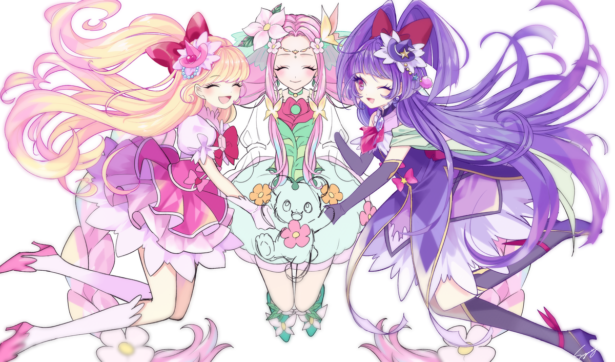 まほプリ家族 令和元年モフ ほか 魔法つかいプリキュアイラストまとめ ニチアサエイト