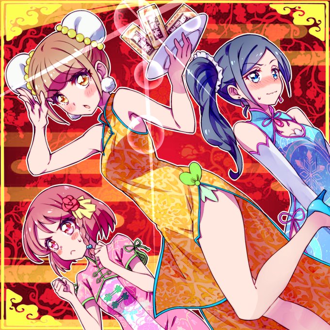 ヒープリチャイナ服良き ひなた総受け ほか ヒーリングっどプリキュアイラストまとめ ニチアサエイト