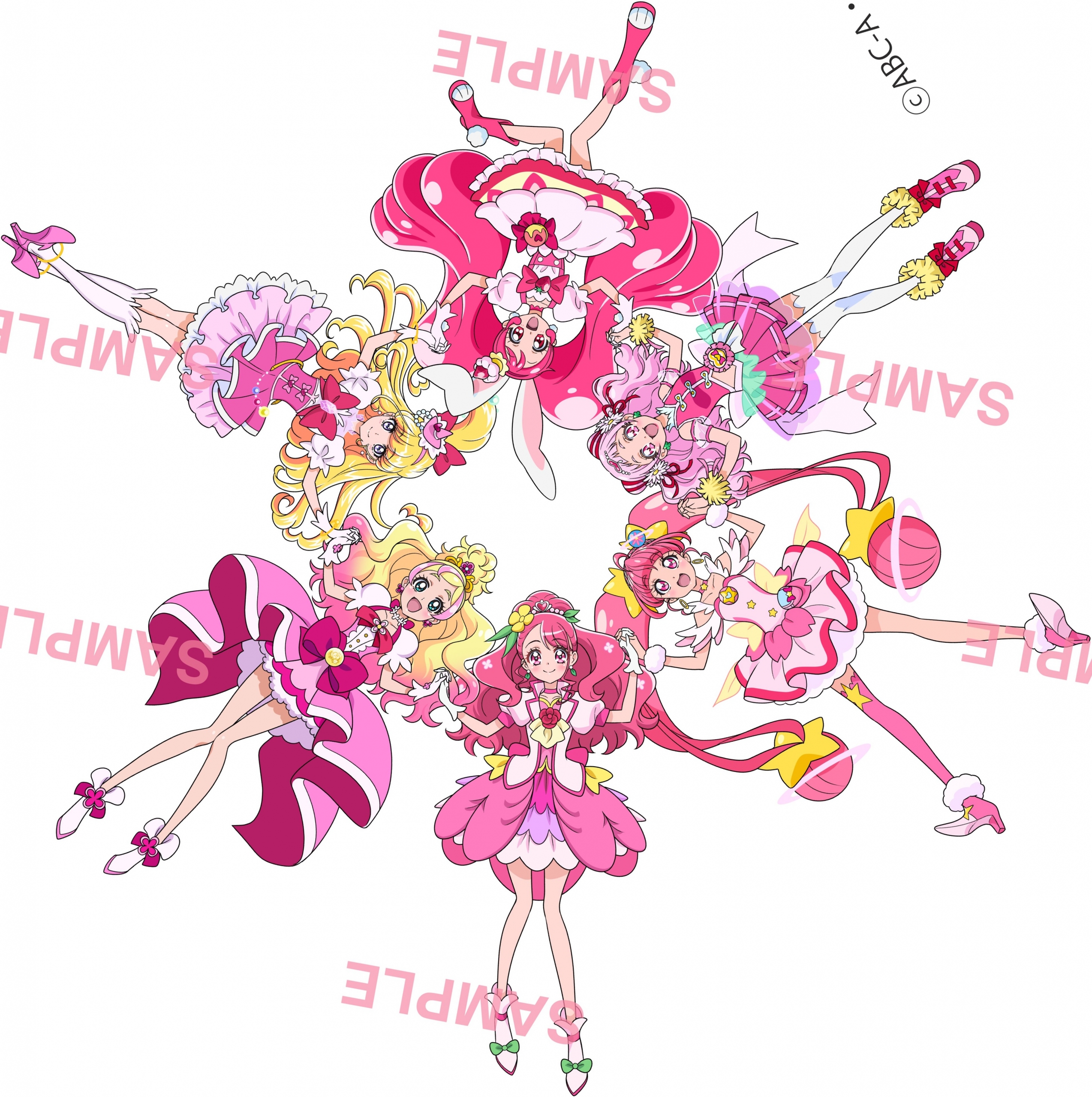 北川理恵ベストアルバム特別描きおろし画像が公開 収録曲に関わるプリキュア達が手を繋ぎ円となる素敵デザイン こちらを使用したジャケ写デザイン 特典画像なども続々お知らせ ニチアサエイト
