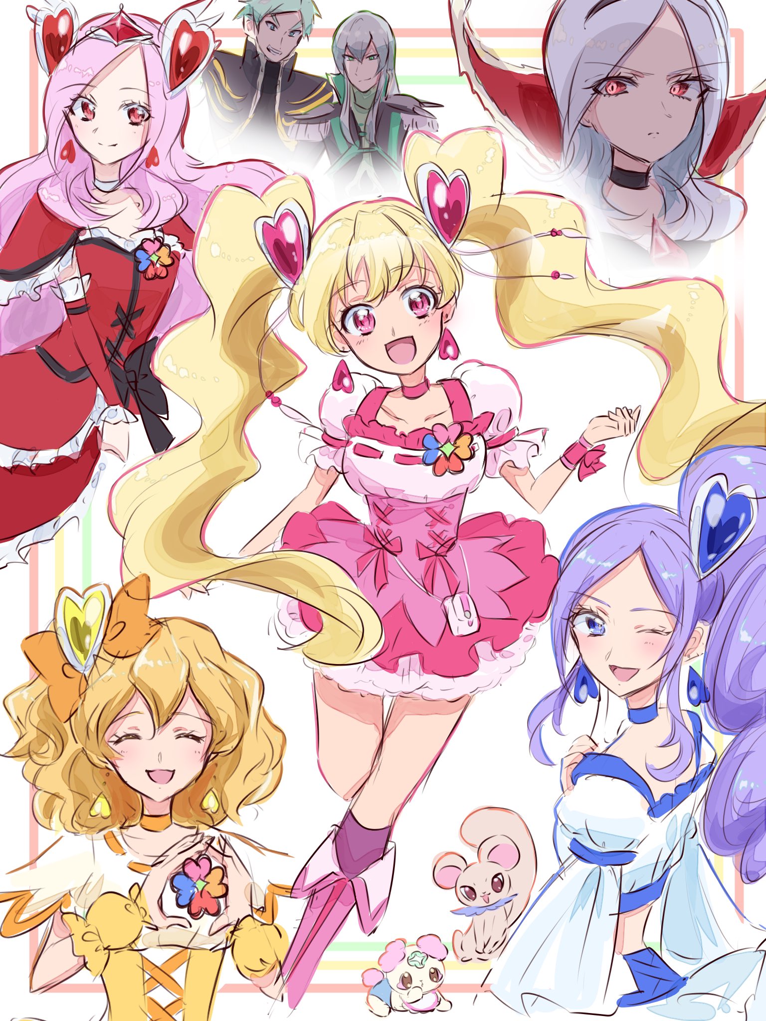 フレッシュプリキュアは良いぞ 鬼滅のラビリンス ほか フレッシュプリキュアイラストまとめ ニチアサエイト